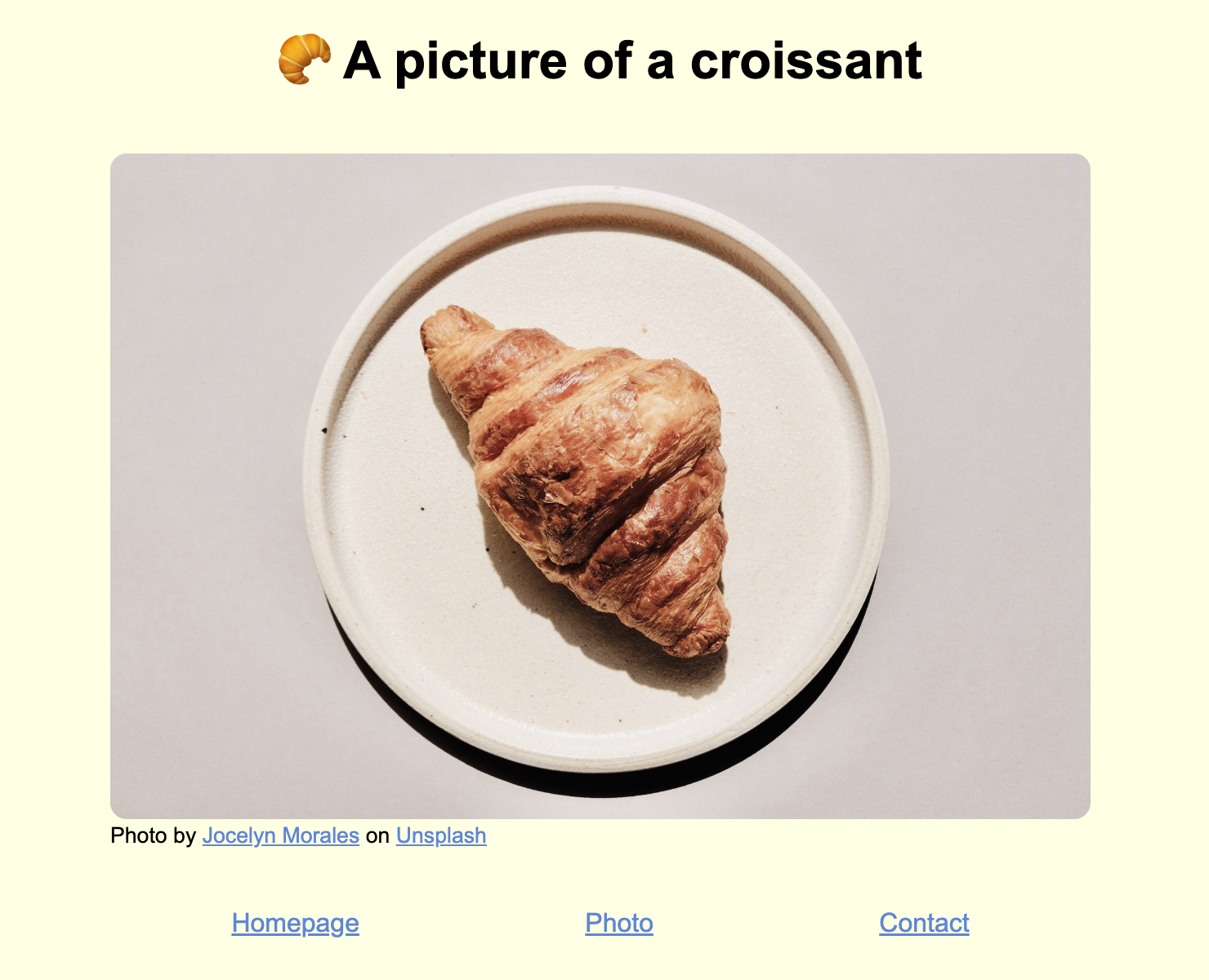 Croissant project preview